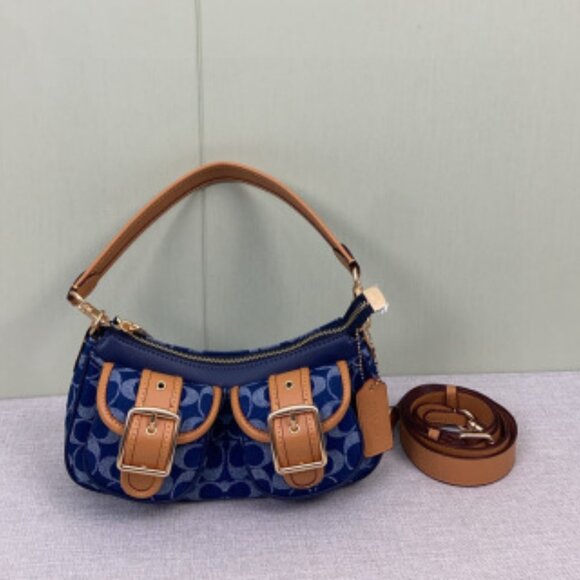 COACH vintage underarm baguette bag mahjong bag - Picture 1 of 8